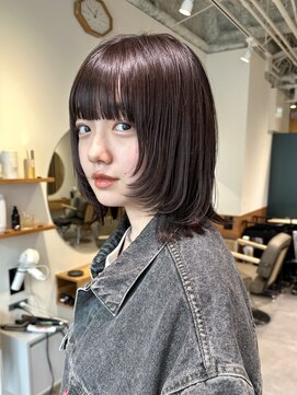 ボブ/レイヤーボブ/顔まわりレイヤー/フェイスレイヤー