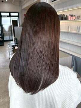 セプト 天神大名(SEPT.) チョコレートブラウン 深みカラー 髪質改善カラー セミロング