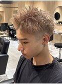 刈り上げスパイキーショート×ハイトーン