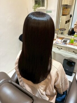 コルテ 倉敷西阿知店(CoRte.) 美人シルエット/清楚ヘア/愛されヘア/ナチュラルブラウン/絹髪