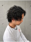 波巻きシャドウウェーブマッシュウルフ