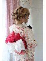 ユルフ(yulf)&nbsp;浴衣ヘア×浴衣コーデ(*´ω`*)