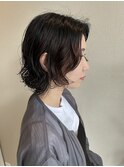 レイヤーボブ×パーマ