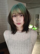 クペウヘイヴン(cope'u HAVEN) 原宿/ウルフカット レイヤー デザインカラー ルーツカラー