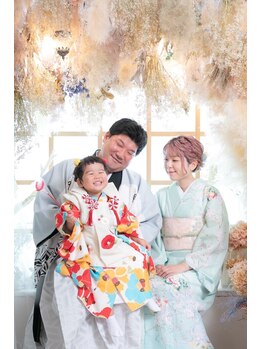 レア(Le'a)の写真/【仙台初】ドライフラワー撮影スタジオ併設/ロケ撮影も可◎成人式前撮り・七五三など特別な日に♪