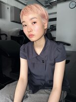 メルシー merci&nbsp;ショートヘア ハンサムショート ピンクベージュ ベリーショート