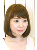  ナチュラルストレートボブ♪