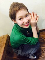 フル(Flu)&nbsp;外人風ベリーショートwithベビーバング