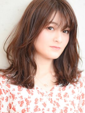 スノッブリコ(snob rico) [snobrico.]  【高槻】キャメルベージュ×無造作カール