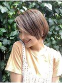 【mee.】ハセガワヒトシ　小顔スッキリストレートショート