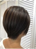 スッキリショート×ナチュラルブラウン