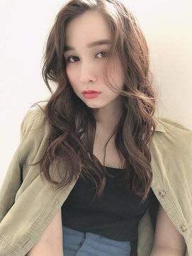 チョビー 銀座(chobii) グレージュ/デジタルパーマ/ゆるふわ/小顔/ルーズ/高柳