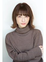 ルリアン 元住吉店(Le'lien) パールカラーの外ハネスタイル