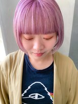 テトヘアー(teto hair)&nbsp;ペールパープル、ピンクパープル、ワイドバング、ミニボブ