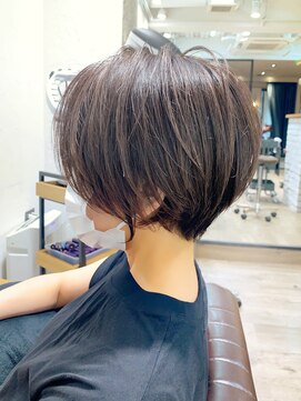 アヴァロン(AVALON) 【30代40代】横顔美人な絶壁解消ショートパーマ「永田カズヤ」