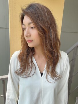 ロンド ストラーダ 心斎橋(Lond strada) 【津賀　涼】ショートグレージュカラーボブウルフココアベージュ