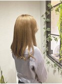モテ・愛されニュアンス可愛いハイトーンベージュ10代20代