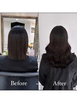 リゼル シブヤ(RISEL SHIBUYA)&nbsp;シールエクステでショートから自然なロングヘア