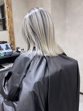 サニー 渋谷(SUNNY) バレイヤージュ、ハイライト、ショコラアッシュ、グレージュ