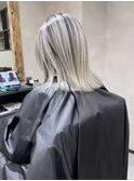 バレイヤージュ、ハイライト、ショコラアッシュ、グレージュ