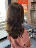 透明感カラー×レイヤーカット