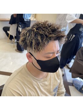 レム 長野(REM) ★大人気オーダー/フェード×メッシュ×ツイストパーマ