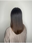 地毛風ストレート×美髪