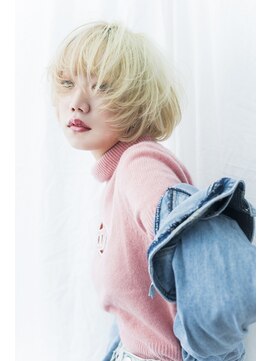 アジールヘア 東上野店(agir hair) 10代20代30代大人可愛いレイヤーカットホワイトベージュ【上野】