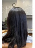髪質改善ストレート