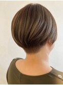 大人かっこいいイケメンショート 髪質改善Tr＋ヘアカラー