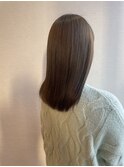圧倒的透明感◎質感再整カラー+髪質改善トリートメント