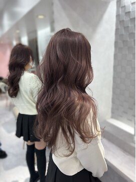 ジーナ 名駅(XENA.) ラベンダーベージュ/ベージュカラー/ブリーチカラー