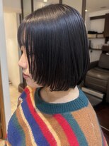 ネオリーブニコ 大井町店(Neolive Nico) ブルーブラック×レイヤーカット