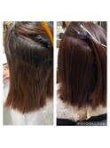 【Feria 渋谷】縮毛矯正×春カラー "Tsuyuki"