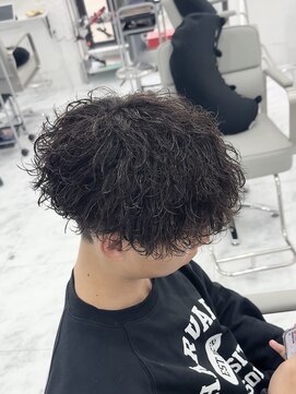 シーン(scene) 波巻きパーマ×スパイラルパーマ×brown【広島】