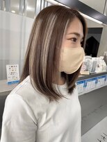 キング 高槻(K!ng) 縮毛矯正髪質改善ハイライトレイヤーカット枚方美容室エクステ