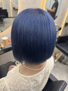 ルノン(LUNON) ホワイトグレージュミニウルフチェリーブラウンデジタルパーマ