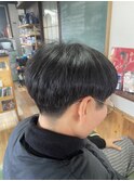 まことちゃん風マッシュショート