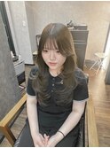 透明感のあるノンブリーチカラー◎ロングレイヤー