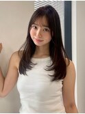くびレイヤーエモージュケアカラー似合わせカットシアベージュ