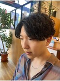 夏にぴったりツイストスパイラルパーマ耳上刈り上げ札幌