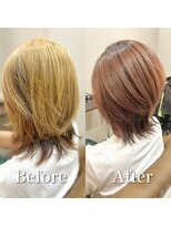 ファン 竹ノ塚店(F.U.N) 白髪ぼかし(ピンクベージュ)白髪キレイにマイナス10歳