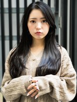 レジナヴィータ 栄(Reginavita)&nbsp;顔周りカット レイヤーカット 黒髪 髪質改善ストレート 20代