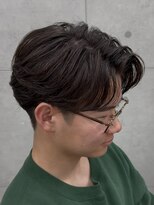 エデアンホンテン メンズサロン(EDEAN 本店 (旧:EDEAN 上通)) 熊本ニュアンスパーマ フェザーパーマ 刈り上げセンターパート