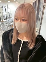 ブリックバイブレイス 千葉 千葉中央(brick by brace)&nbsp;千葉駅/オリーブグレー/小顔/ココアベージュ