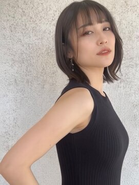 結べるボブ/結べる長さ/外ハネ/20代