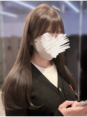 上品韓国ヘアラベンダーグレージュ