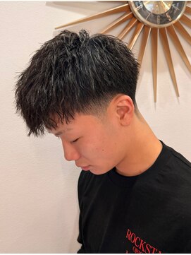 メゾンフォーメン 心斎橋店(Maison for men) テクスチャー　フレンチクロップ　テーパーフェード