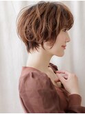 無造作ローズベージュプードルボブパーマTd3川口20代30代40代