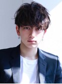 刈り上げマッシュスパイラルパーマシャドウパーマ